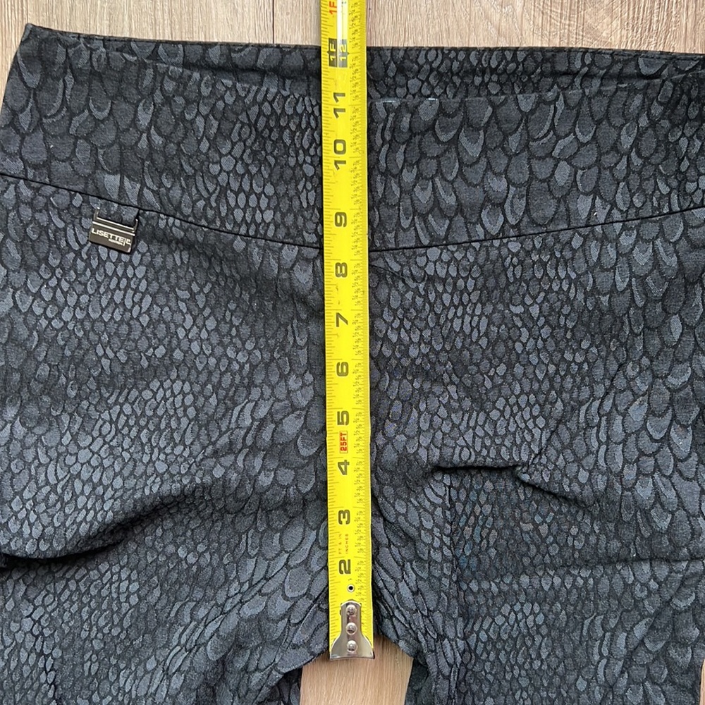 Lisette Women’s Snakeskin Pattern Black & Gray Skinny Jeggings Size 6 - Picture 13 of 16